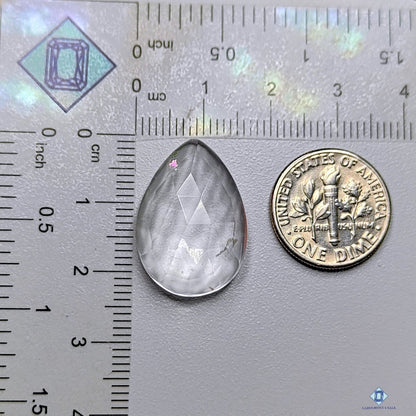 Crystal Quartz Pear All Cuts