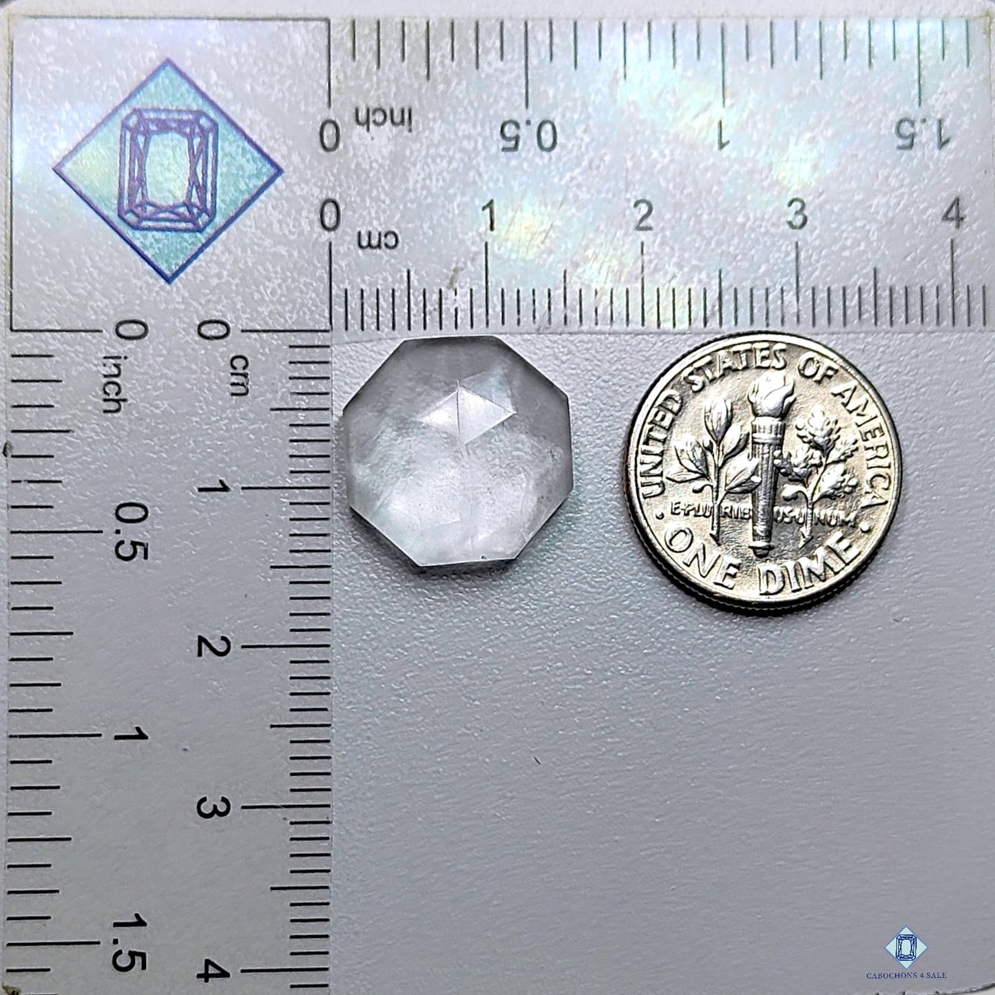 Crystal Quartz Octagon All Cuts