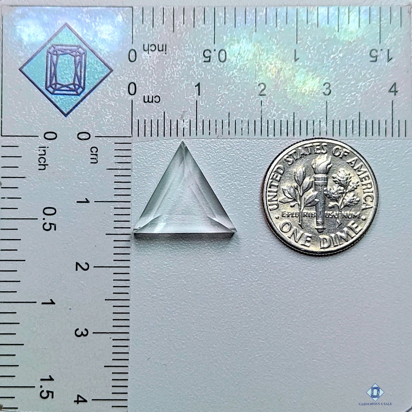 Crystal Quartz Triangle All Cuts