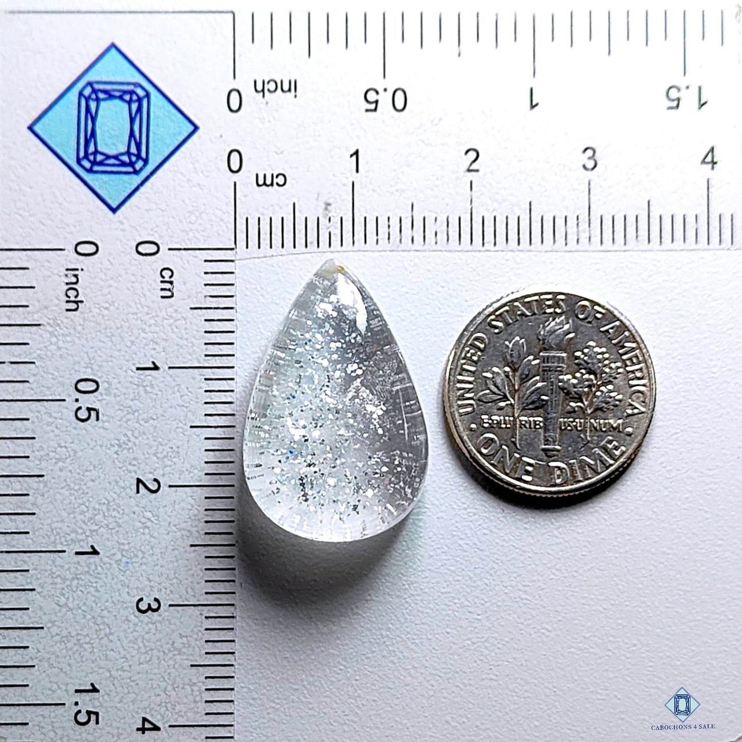 Crystal Quartz Doublets Pear Doublets