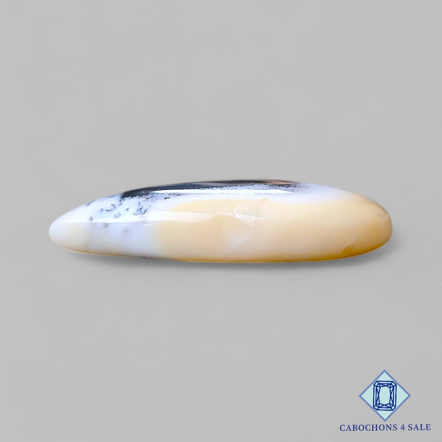 Natural Dendrite Agate Gemstone  Pear Cabochons 32*19*6mm from India available for sale