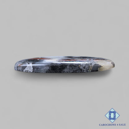 Natural Dendrite Agate Gemstone  Oval Cabochons 45*25*5mm from India available for sale