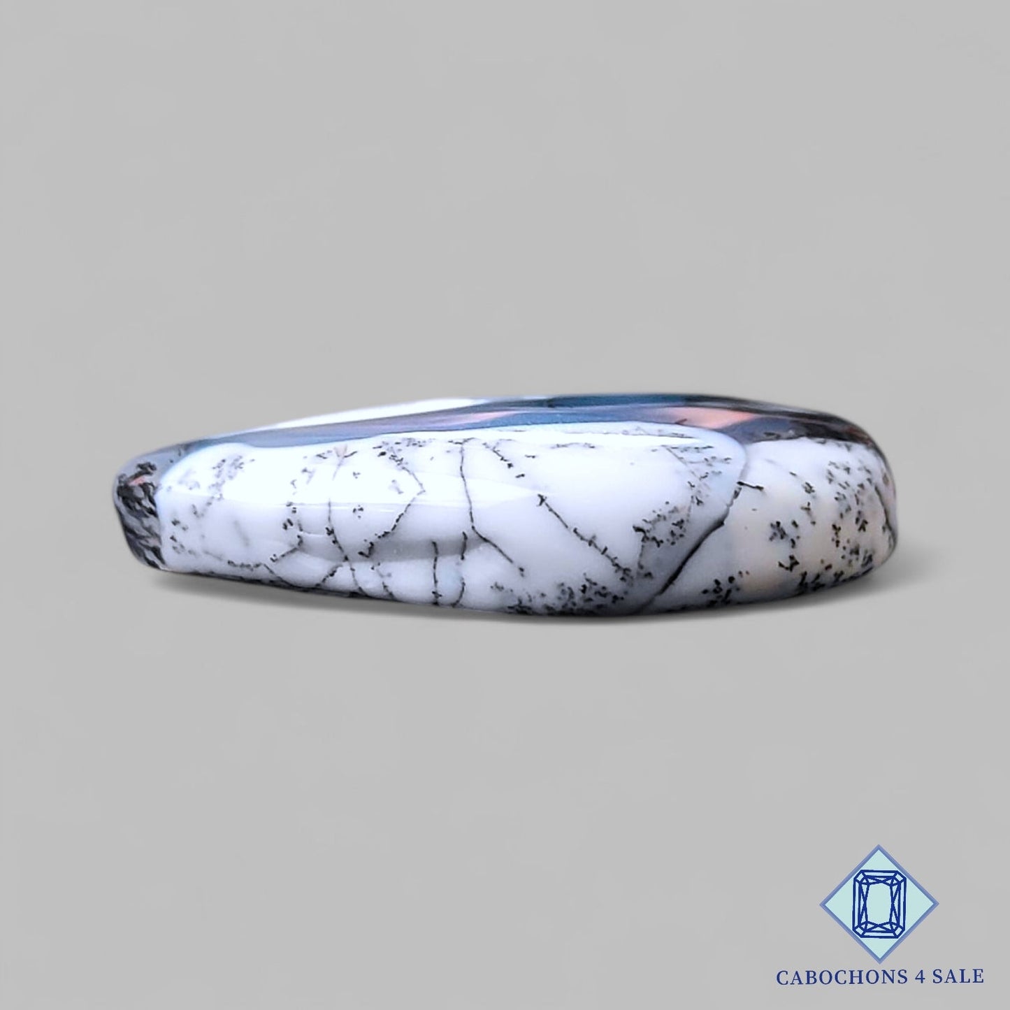 Natural Dendrite Agate Gemstone  Pear Cabochons 29*20*6mm from India available for sale