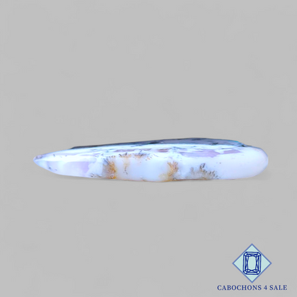 Dendritic Agate Pear Cabochons 40*30*6mm
