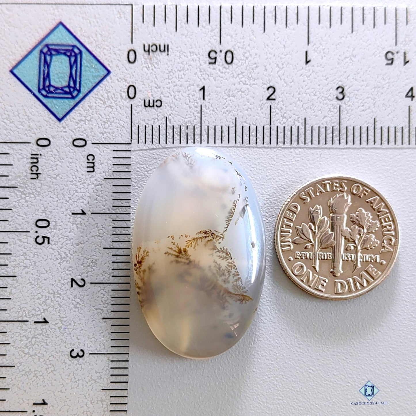 Dendritic Agate Oval Cabochons