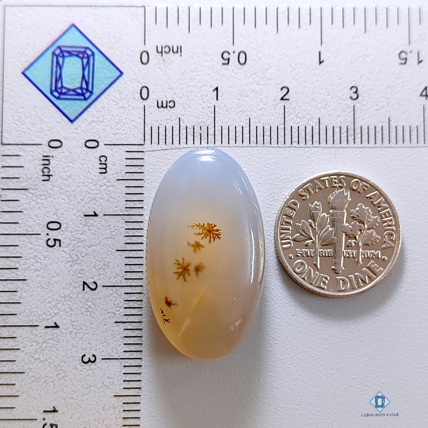 Dendritic Agate Oval Cabochons