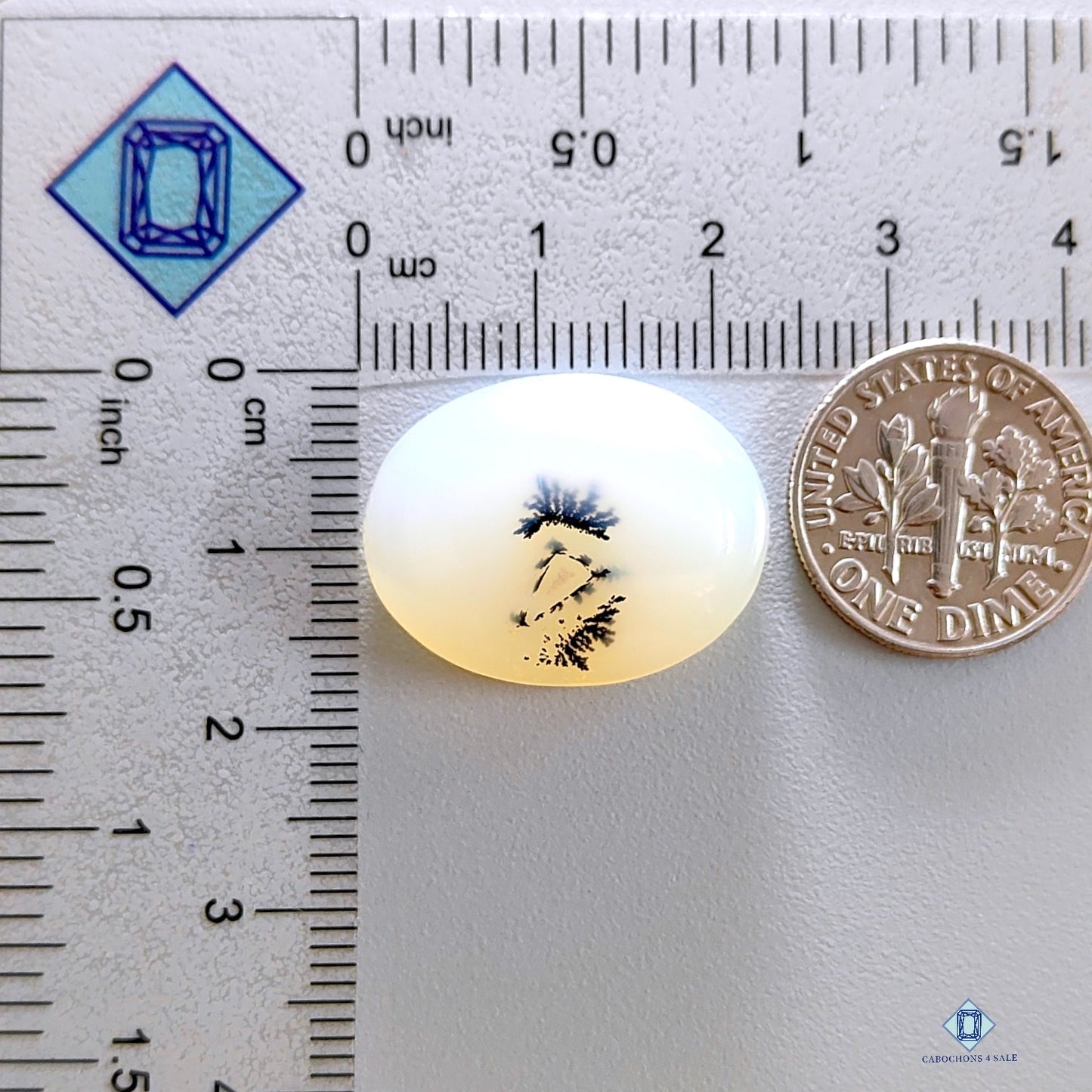 Dendritic Agate Oval Cabochons