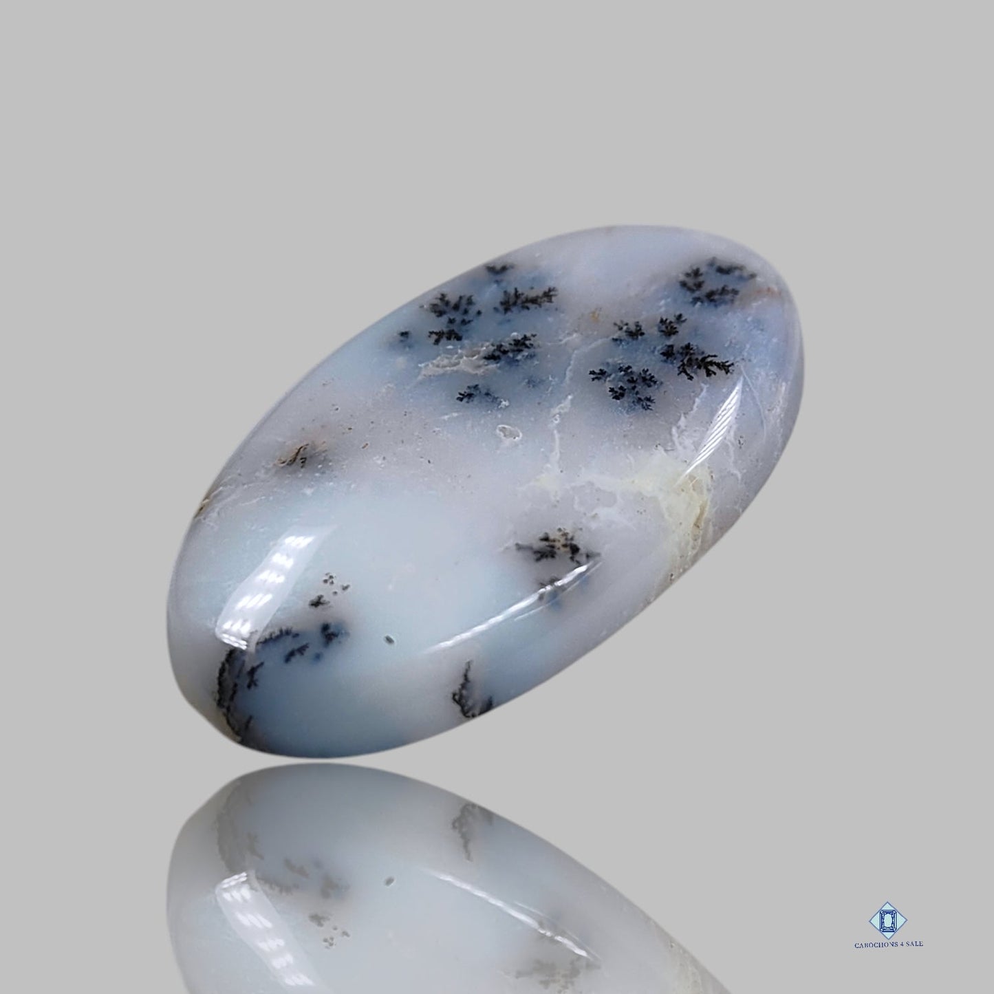 Dendritic Agate Oval Cabochons