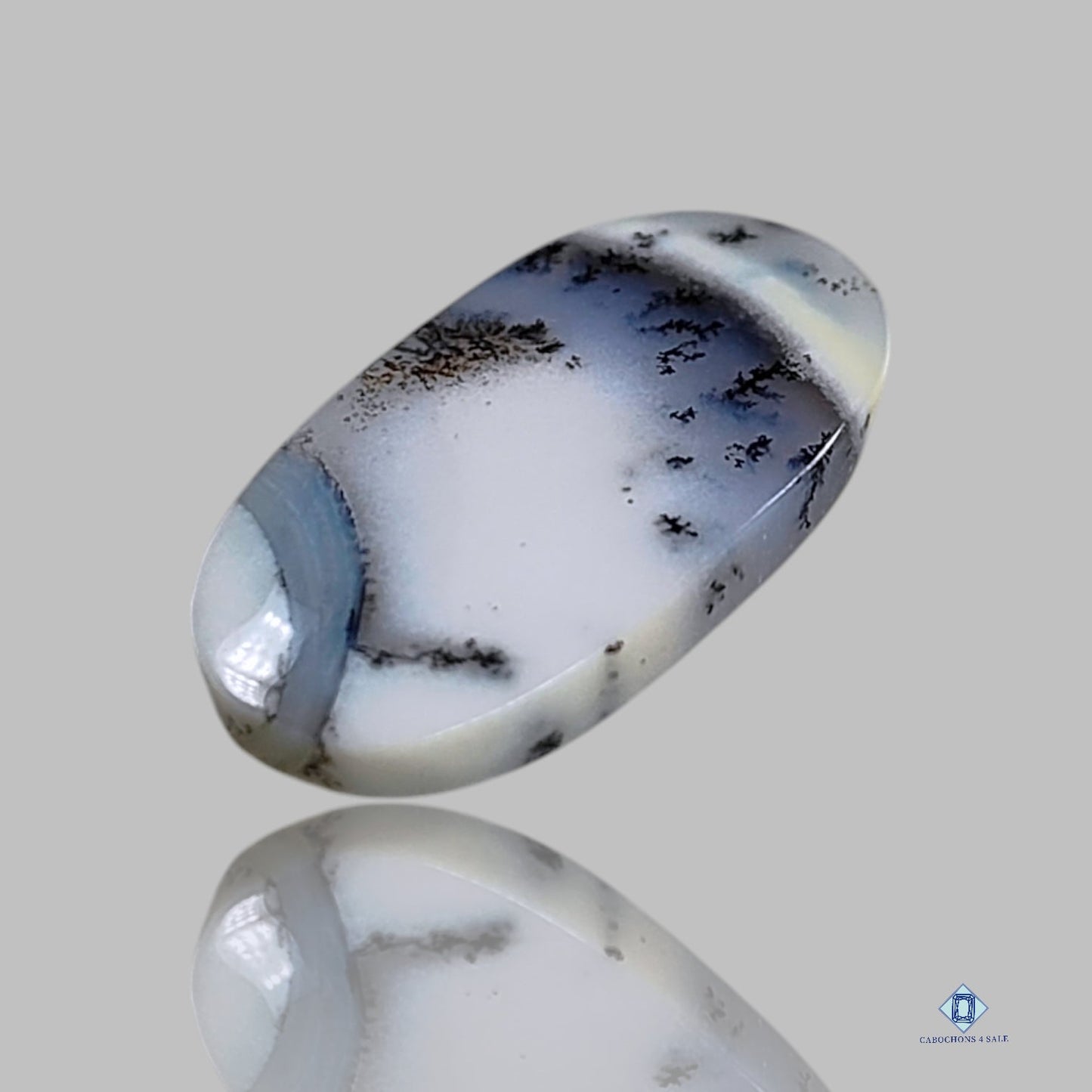 Dendritic Agate Oval Cabochons