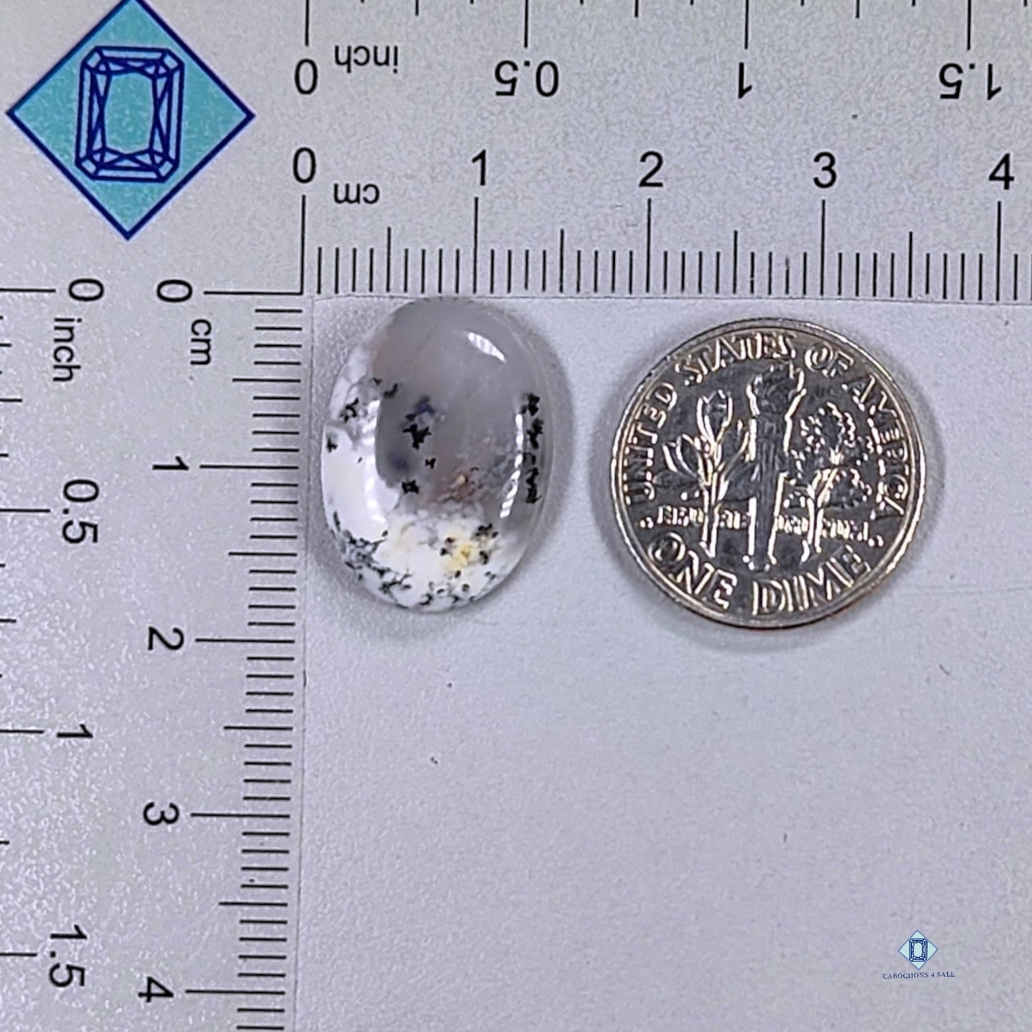 Dendritic Agate Oval Cabochons