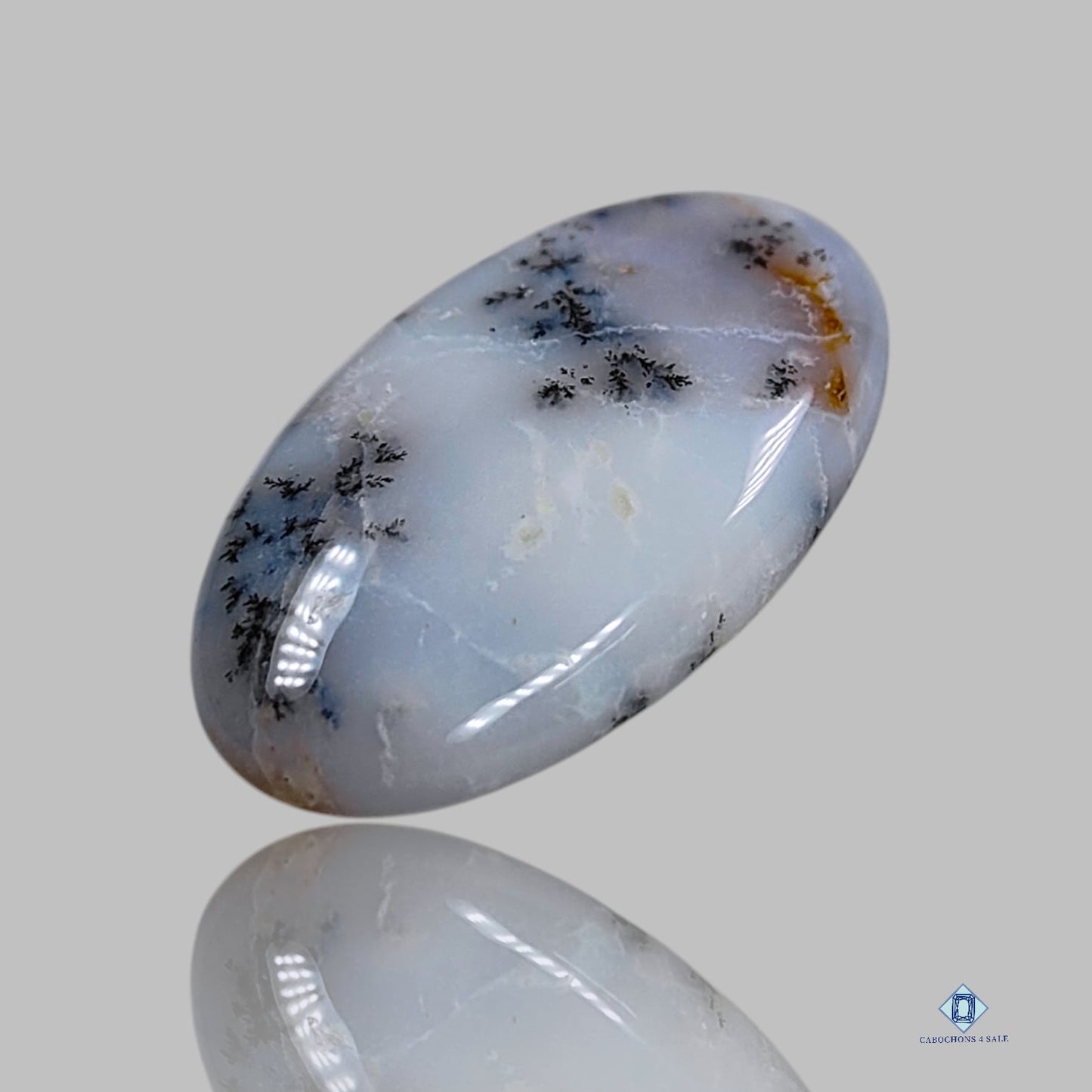 Dendritic Agate Oval Cabochons