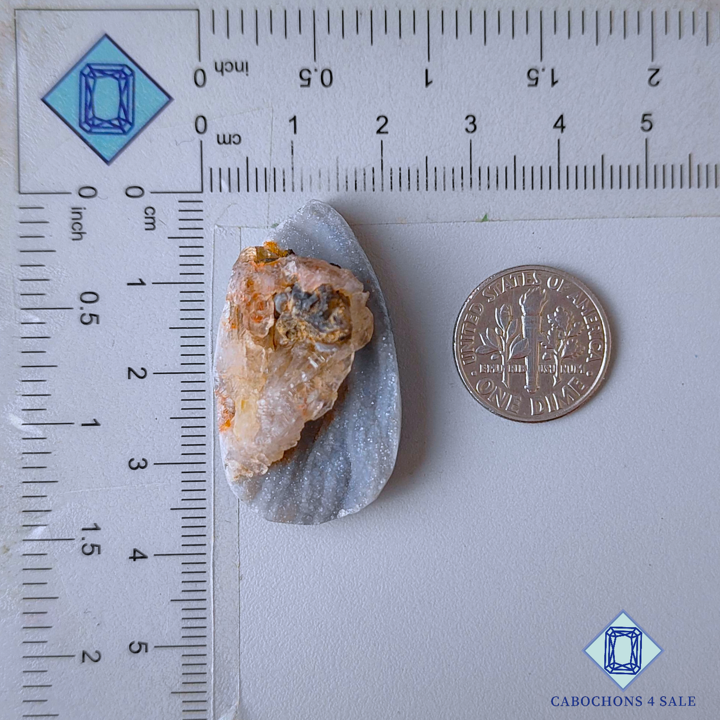 Desert Druzy Pear Druzy