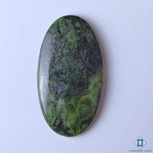Diopside With Pyrite Inclusion Oval Cabochons