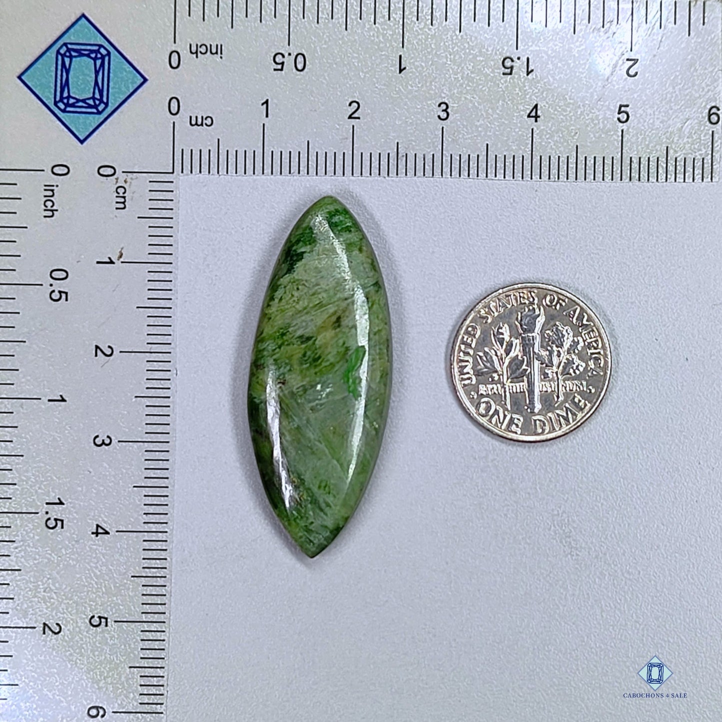 Diopside Marquise Cabochons