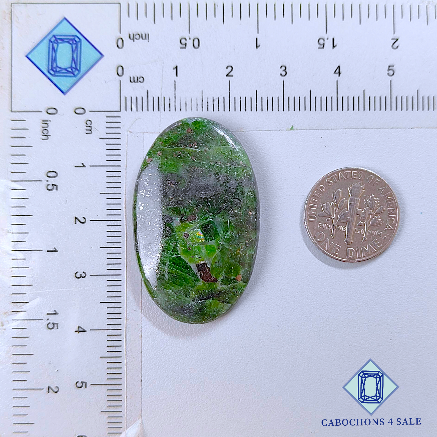 Dioptase Oval Cabochons 37*23*5mm