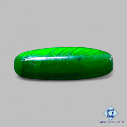 Dyed Green Labradorite Gemstone Oval Cabochons 31*19*7mm available for sale