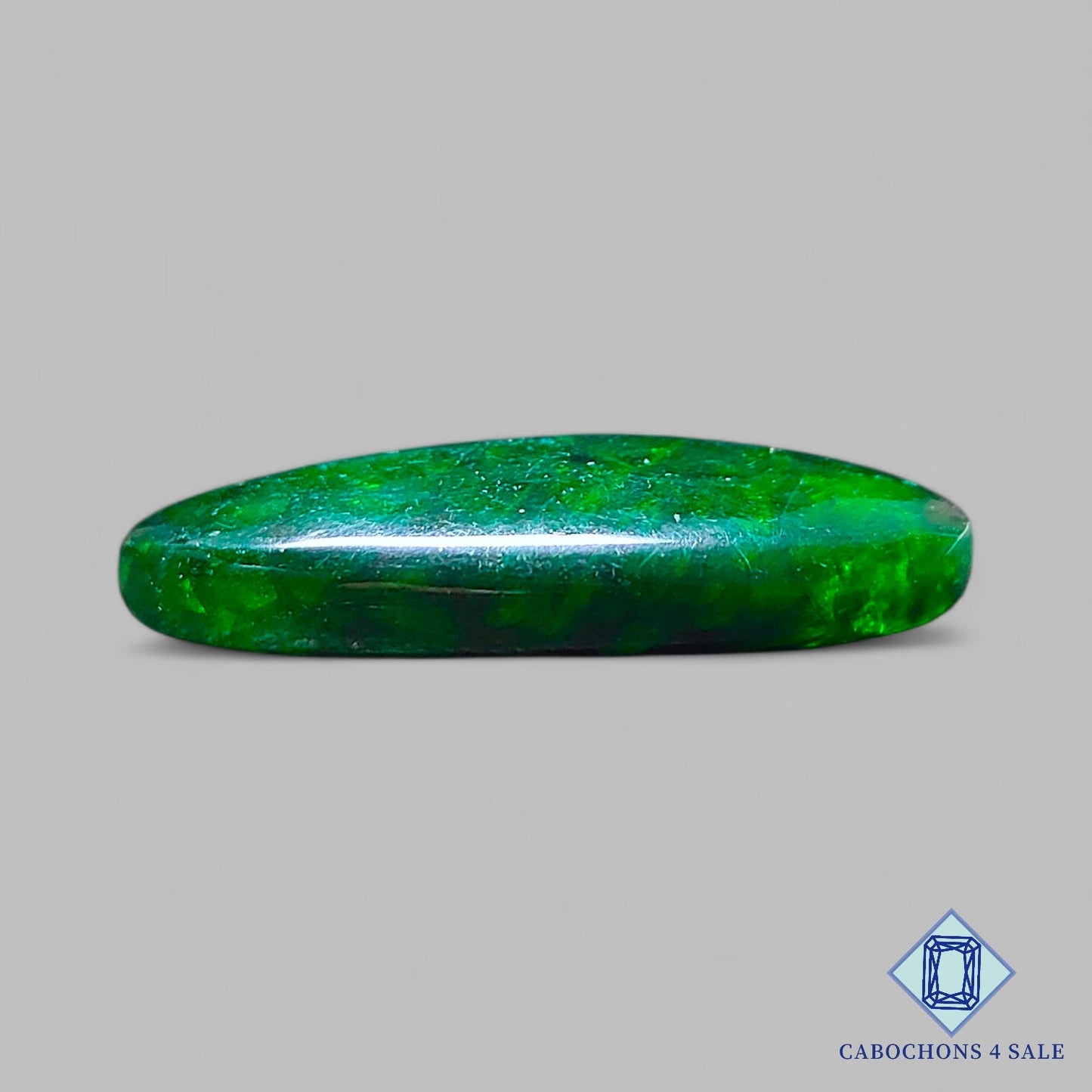 Dyed Green Labradorite Gemstone  Oval Cabochons 35*19*7mm available for sale