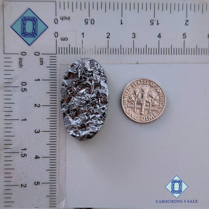 Elite Shungite Oval Druzy