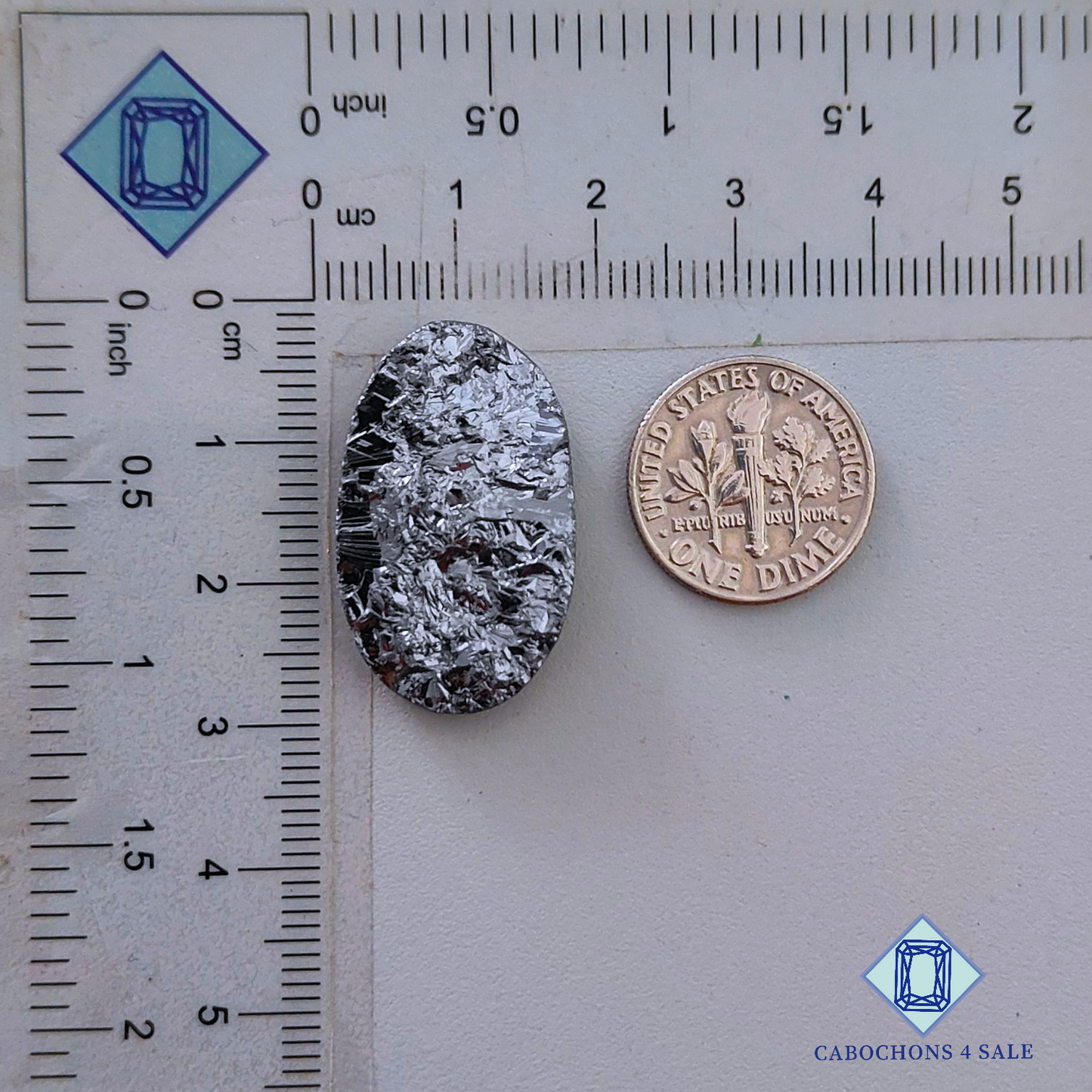 Elite Shungite Oval Druzy