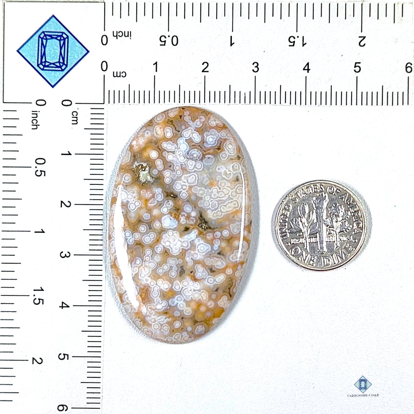 Exquisite Ocean Jasper Oval Cabochons