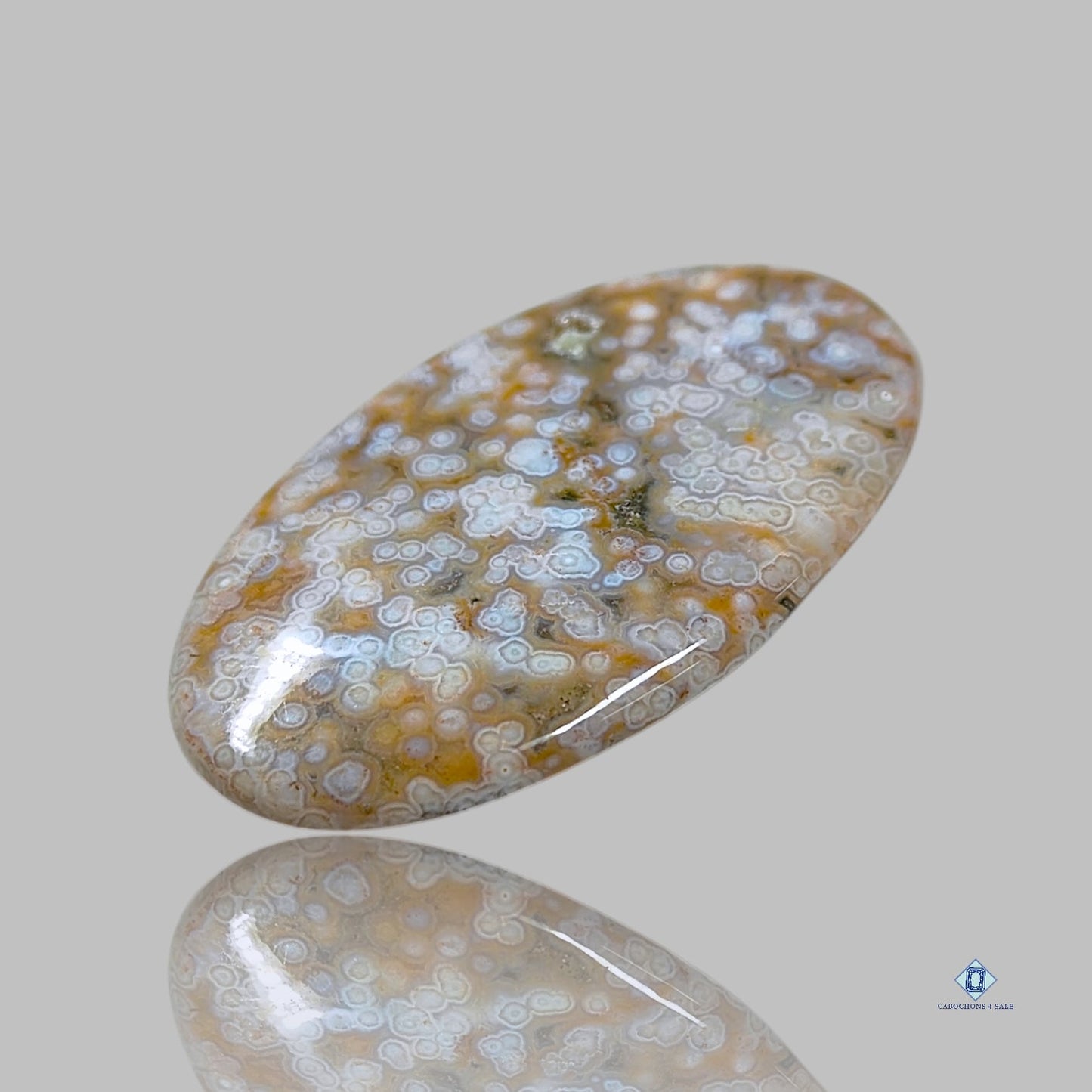 Exquisite Ocean Jasper Oval Cabochons