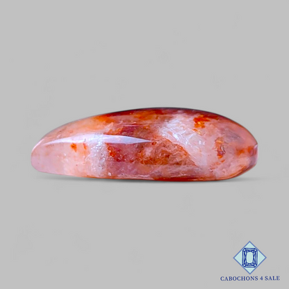 Fire Quartz Pear Cabochons