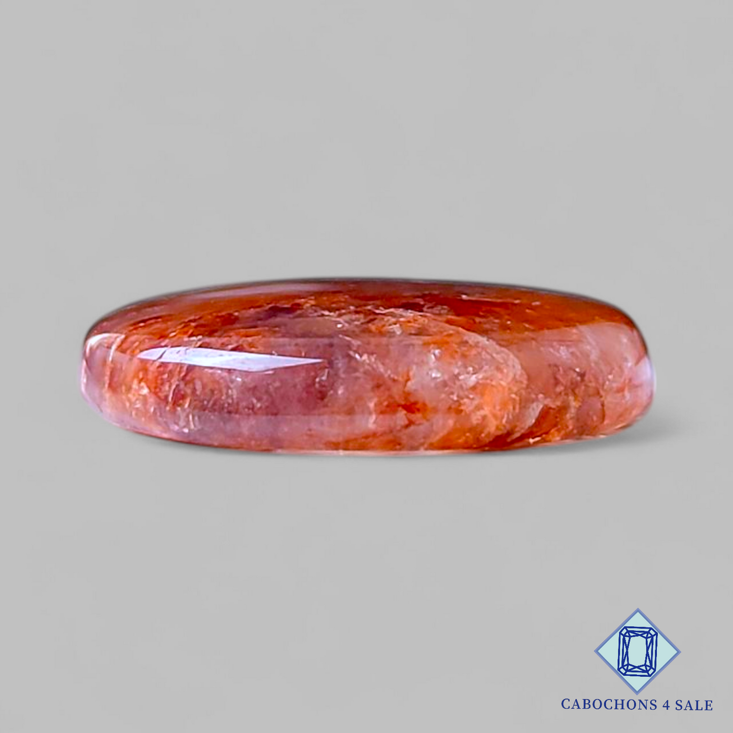 Fire Quartz Round Cabochons