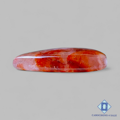 Fire Quartz Pear Cabochons