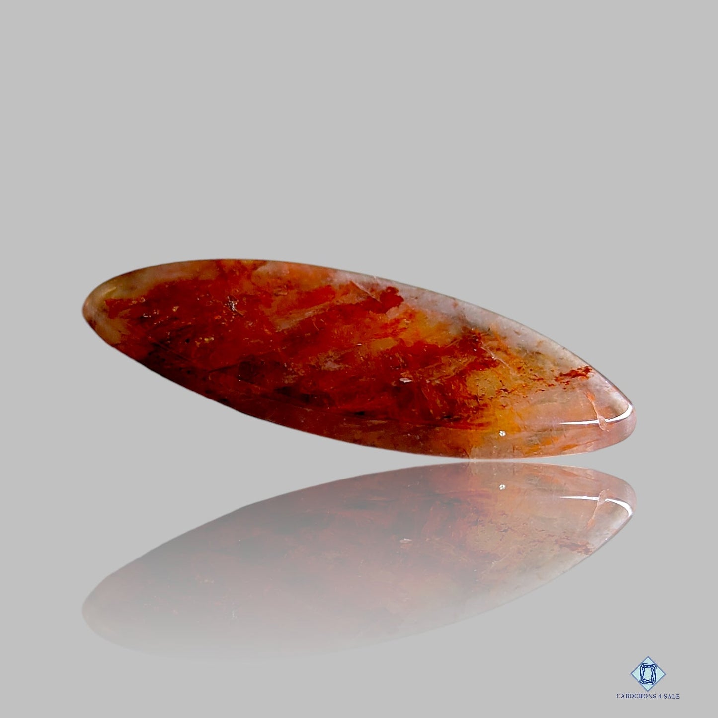 Fire Quartz Marquise Cabochons