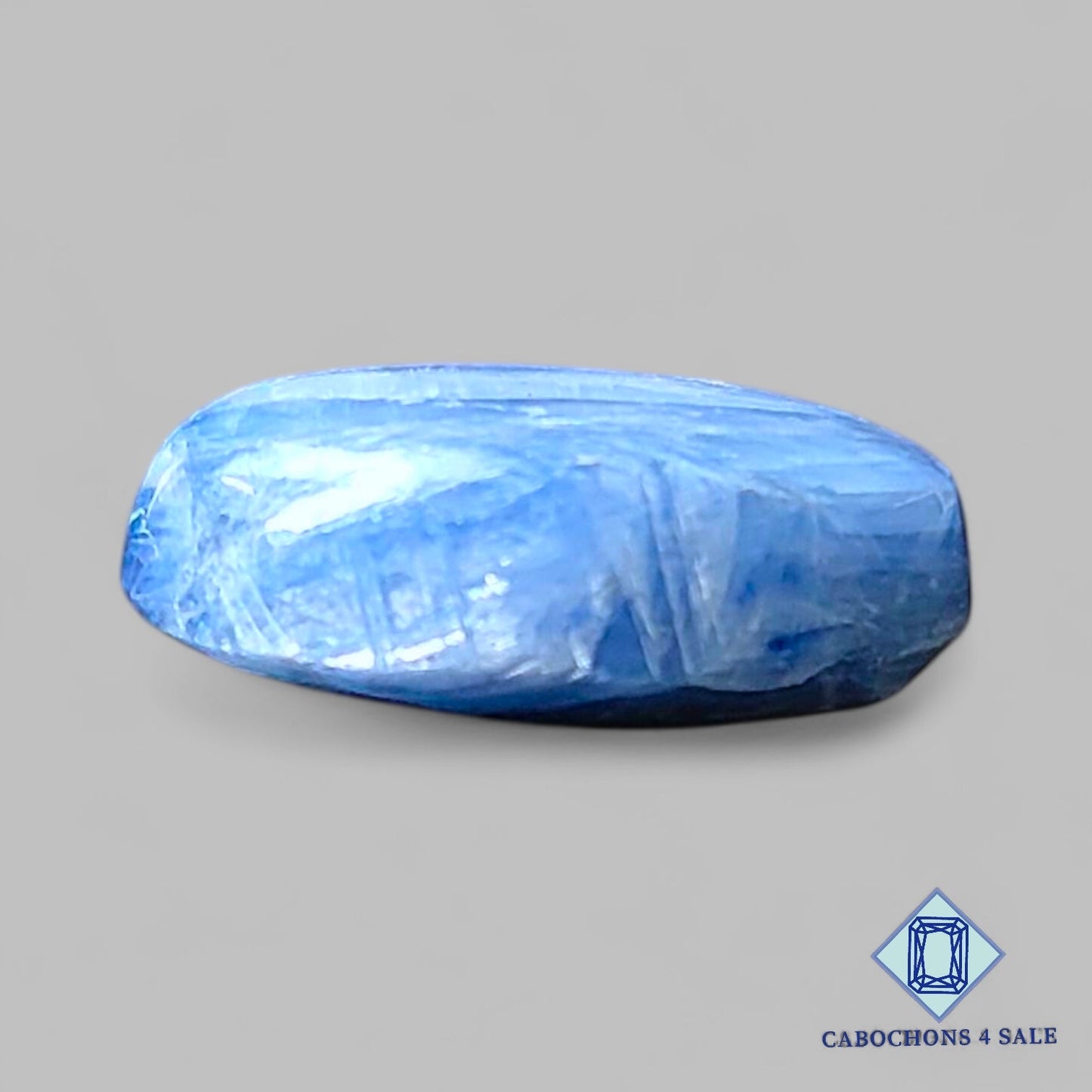 Natural Flashy Blue Kyanite Gemstone Oval Cabochons 17*13*6mm from Brazil  available for sale