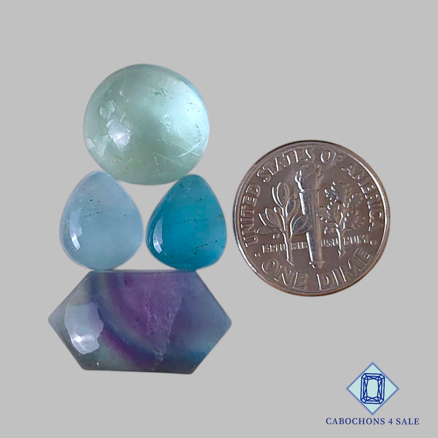 Natural Fluorite Mix Shape Lots