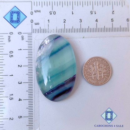 Fluorite Oval Cabochons 40*24*9mm