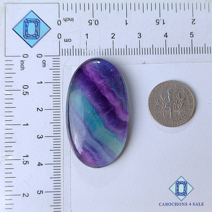 Fluorite Oval Cabochons
