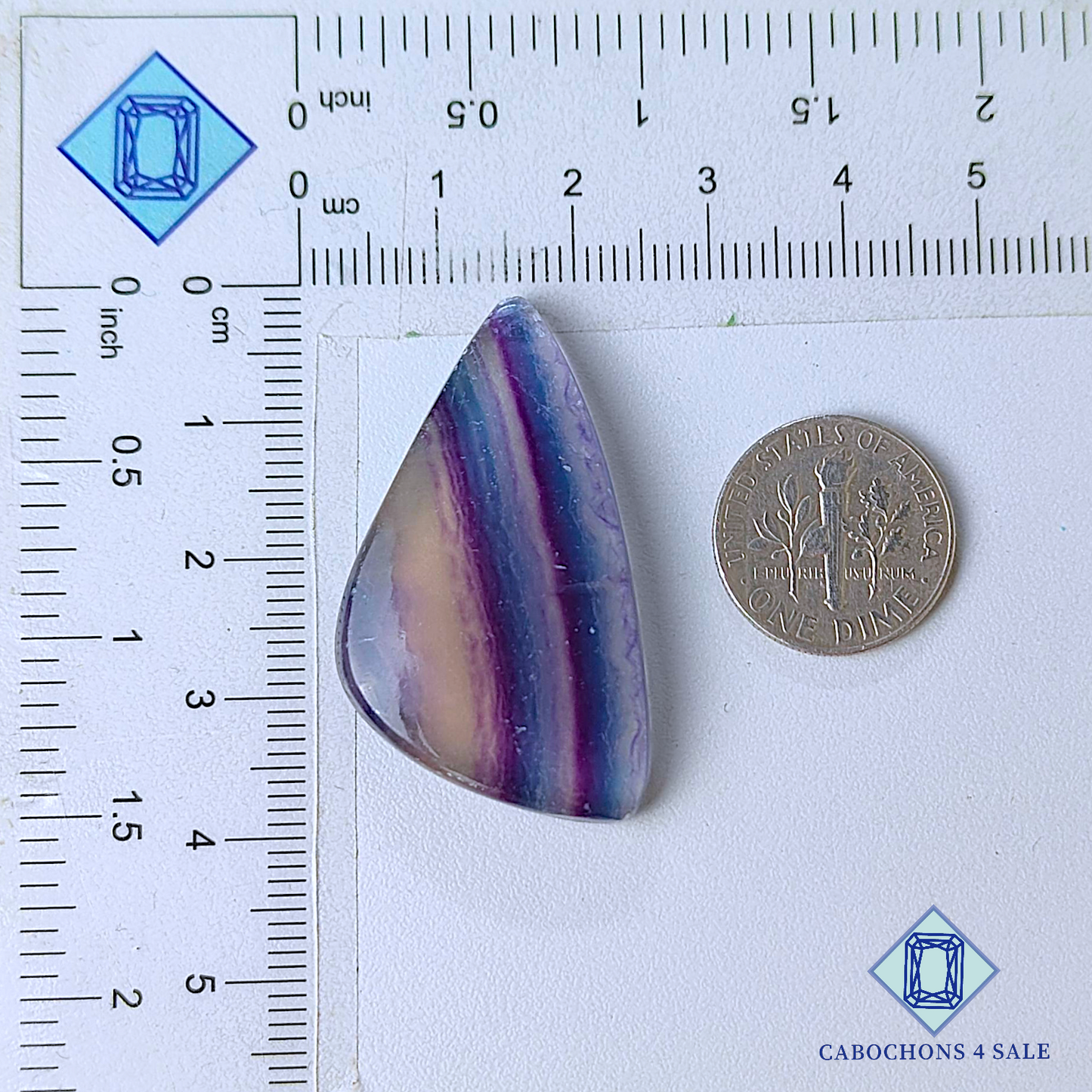 Fluorite Fancy Cabochons