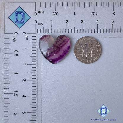 Fluorite Heart Carvings