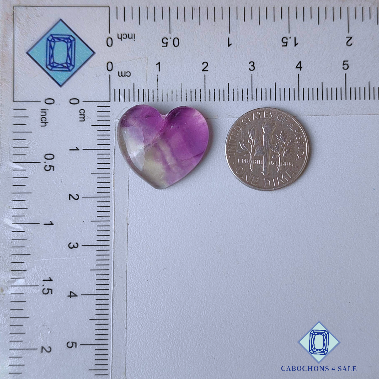 Fluorite Heart Carvings