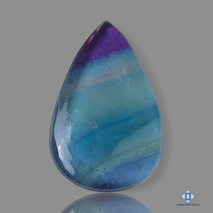 High-quality Fluorite Pear Gemstone Cabochons for sale, Pear 26*17*5mm