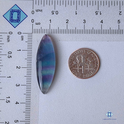 Superior Quality Fluorite Marquise Gemstone Cabochons for sale, Marquise 34*11*5mm