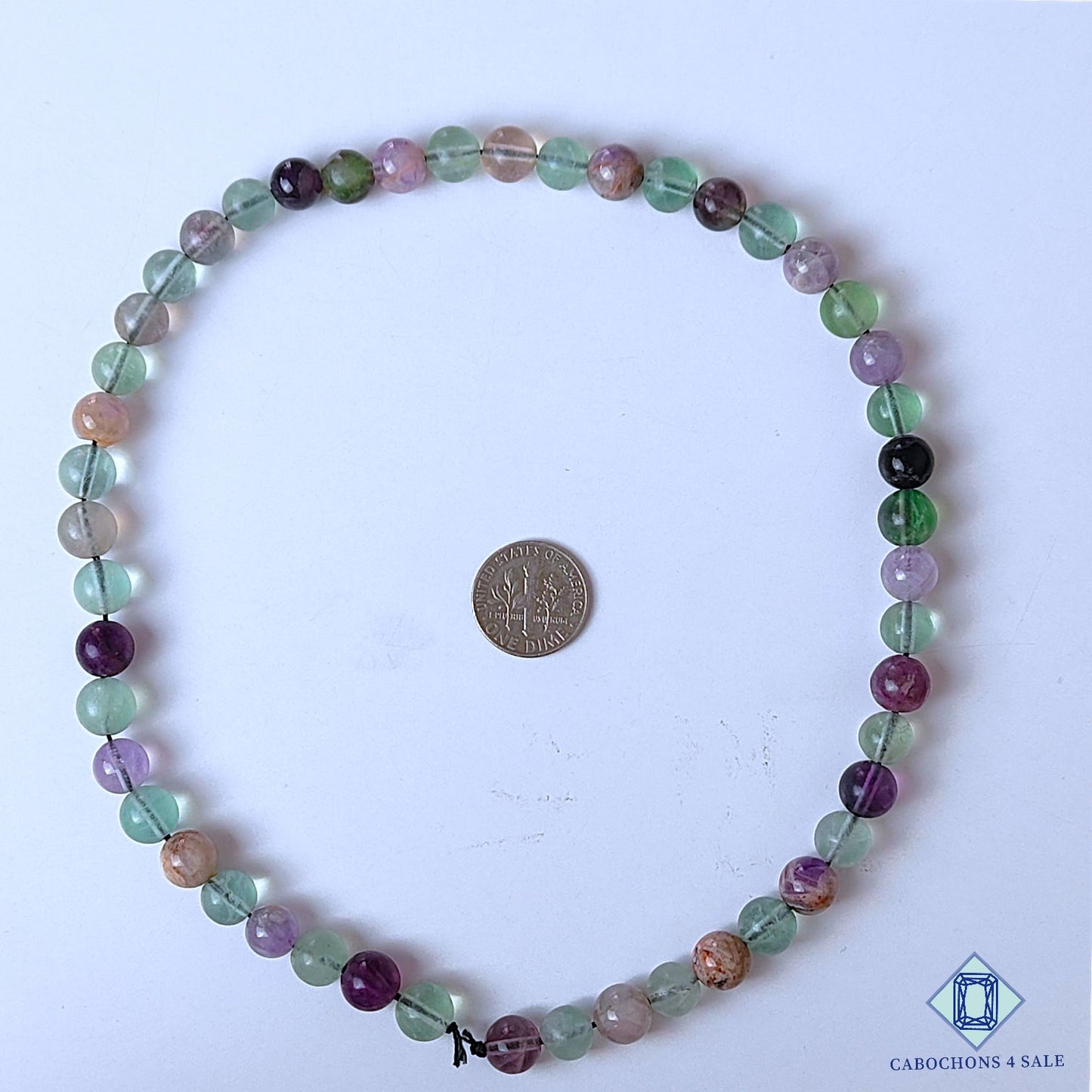 Natural Fluorite Gemstone  Round Beads 15.5 inch*8mm from Mexico available for sale
