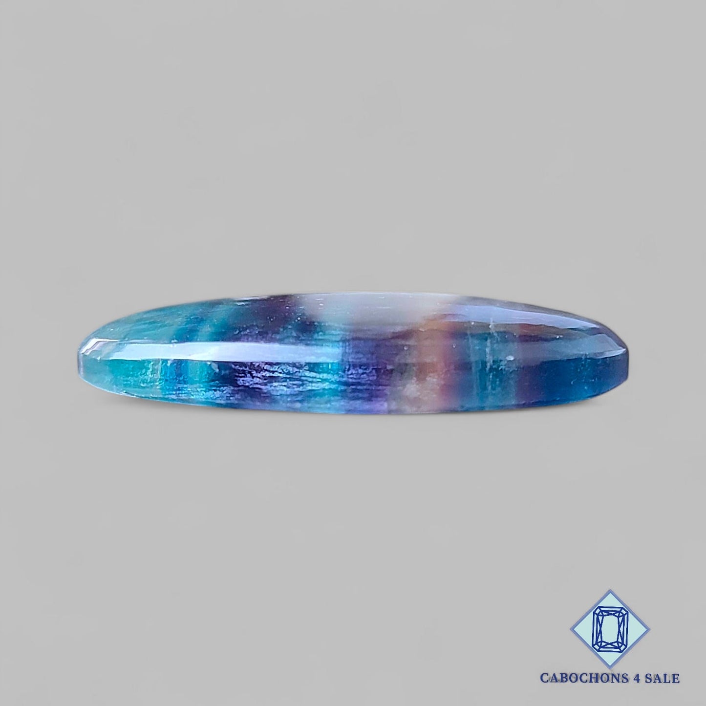 Natural Fluorite Gemstone  Oval Cabochons 37*27*6mm from Mexico available for sale