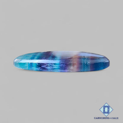 Natural Fluorite Gemstone  Oval Cabochons 37*27*6mm from Mexico available for sale