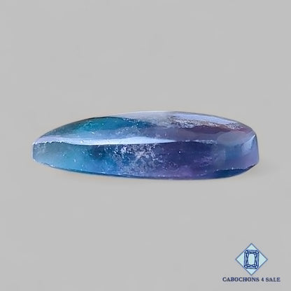 Natural Fluorite Gemstone  Pear Cabochons 29*22*7mm from Mexico available for sale