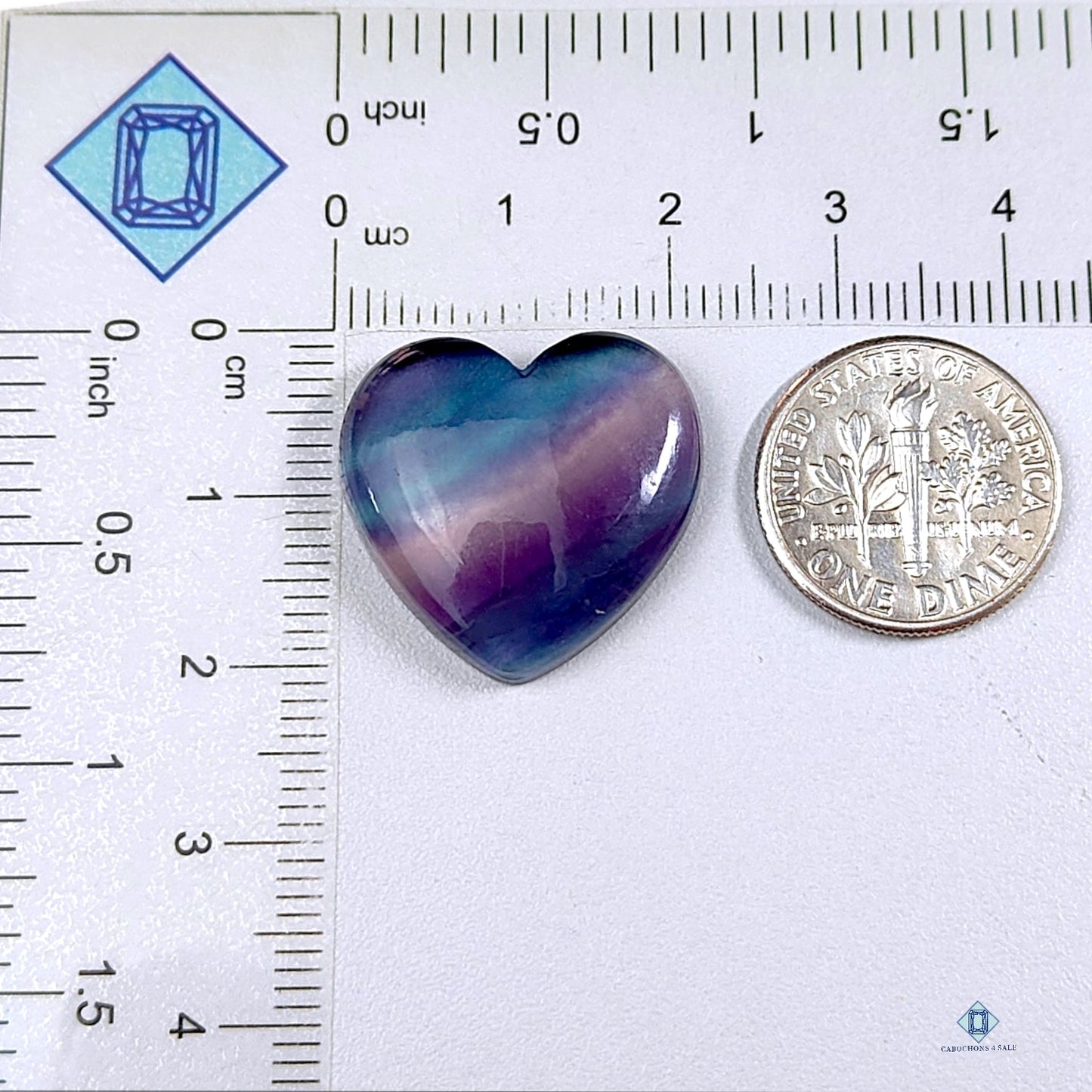 Fluorite Heart Carvings