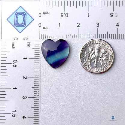 Fluorite Heart Carvings