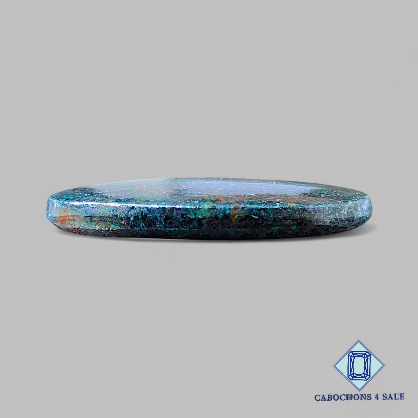 Natural Forest Landscape Chrysocolla Gemstone Oval Cabochons 40*25*5mm from USA  available for sale