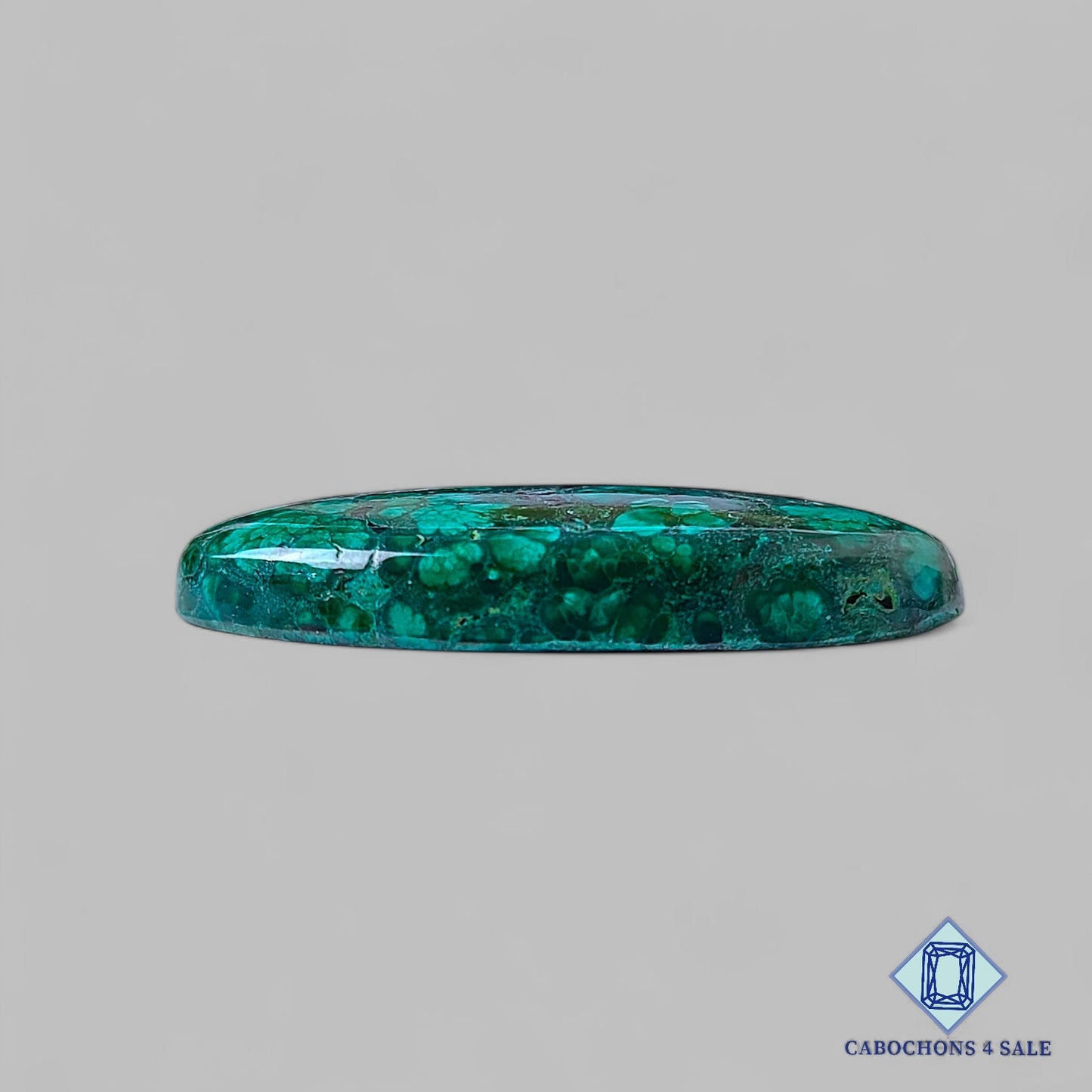 Natural Forest Malachite Gemstone  Oval Cabochons 37*19*6mm from Democratic Republic of the Congo available for sale