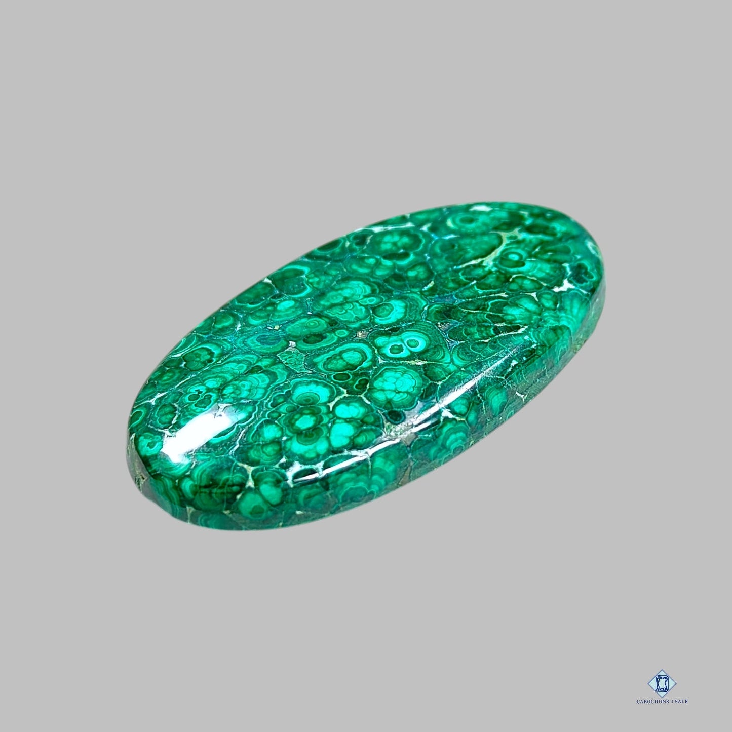 Forest Malachite Chrysocolla Oval Cabochons