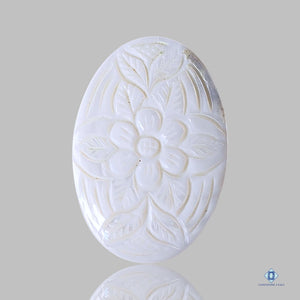 Fresh Water Pearl Oval Carvings
