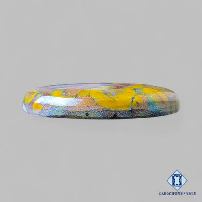 Natural Fruit Jasper Gemstone Oval Cabochons 34*25*6mm from India available for sale