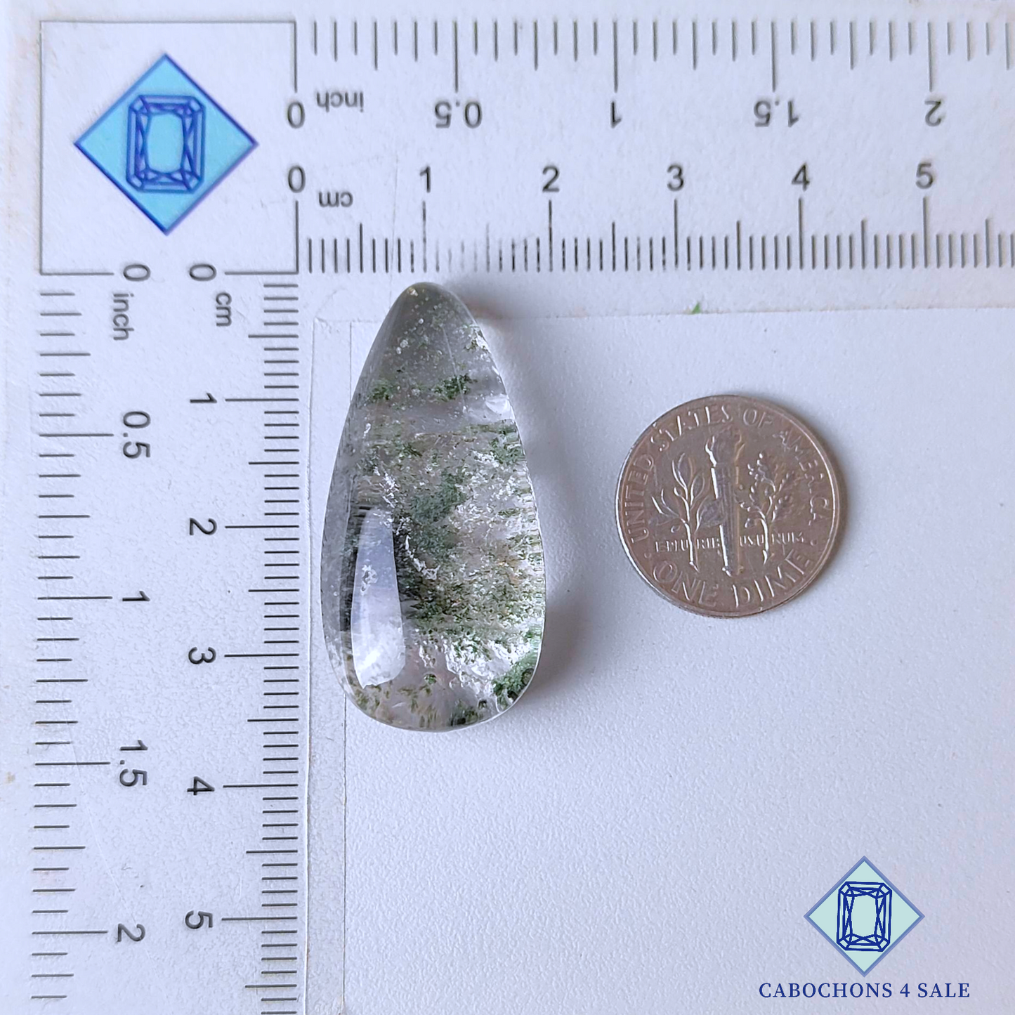 Garden Quartz Pear Druzy